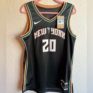 NWT New York Liberty Nike Sabrina Ionescu #20 Black Jersey - Women’s Medium